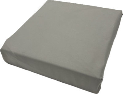 Just So Home Shaped Caravan Easycare Soft Touch Microfibre Duvet Cover Set (Grey Cut Off Bed) - image 1