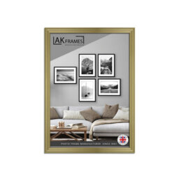 "AK Frames 17X11"" Classic Gold Modern Picture Frame - Poster Frame For Photos, Prints And Wall Art - Elegant Home Decor" - thumbnail 1
