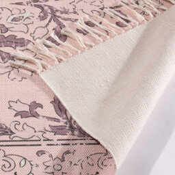 Kew 160X230Cm Mauve Antique Printed Rug With Tassel - thumbnail 3