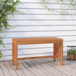 Berkfield Solid Garden Bench 80 Cm Solid Wood Eucalyptus - thumbnail 2
