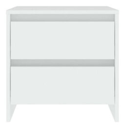 Vidaxl Bedside Cabinets 2 Pcs White 45X34.5X44.5 Cm Engineered Wood - thumbnail 4