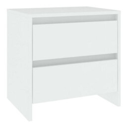 Vidaxl Bedside Cabinets 2 Pcs White 45X34.5X44.5 Cm Engineered Wood - thumbnail 3