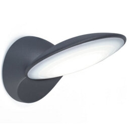 CGC Lighting Kiara - Cgc Dark Grey Disc Shaped Led Wall Light - thumbnail 2