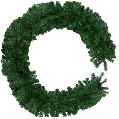 Tectake Christmas Garland - Artificial, Detailed And Lifelike, 2.7 M - Green - image 1