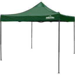 Loops Durable 3X3M Green Pop-Up Gazebo With Water-Resistant Canopy For Gardens