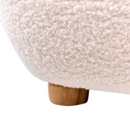 Wyld And Coco Kids Armchair Pastel Pink Boucle Upholstery With Rubberwood Legs - Child-Sized (W64 X D55 X H55Cm) - thumbnail 9