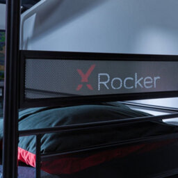 X Rocker Contra Mid Sleeper Bunk Tv Gaming Bed - Black - thumbnail 8