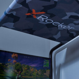 X Rocker Contra Mid Sleeper Bunk Tv Gaming Bed - Black - thumbnail 9