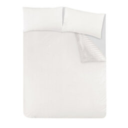 Smart Living Luxury Satin Stripe Reversible Duvet Cover Bedding Set With Pillowcase - thumbnail 6