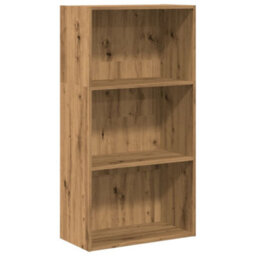 Berkfield Bookcase Artisian Oak 60X30X114 Cm Engineered Wood - thumbnail 2