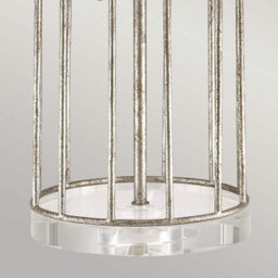 Gilded Nola Stella 1Lt Table Lamp Finish: Distressed Silver Wired: 1X100W E27 220-240V 50Hz - thumbnail 5