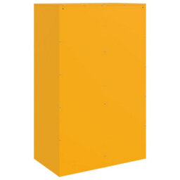 Berkfield Sideboard Mustard Yellow 67X39X107 Cm Steel - thumbnail 9