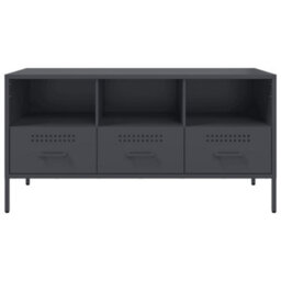 Berkfield Industrial Tv Cabinet Anthracite 100.5X39X50.5 Cm Steel - thumbnail 6