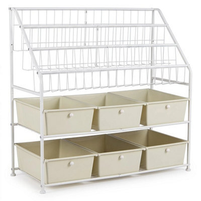 5-Tier Storage Organizer Metal Rack Shelf - image 1