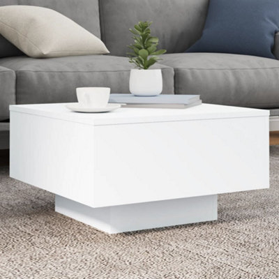 Walplus Coffee Table White 55X55X31 Cm Engineered Wood - image 1