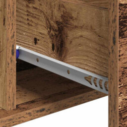 Berkfield Sideboard With Drawer Old Wood 60 X 31 X 70 Cm Engineered Wood - thumbnail 9