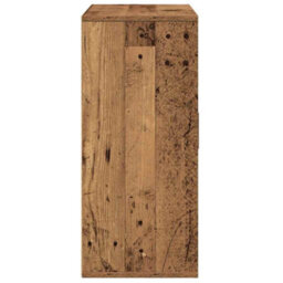Berkfield Sideboard With Drawer Old Wood 60 X 31 X 70 Cm Engineered Wood - thumbnail 7