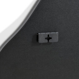 Furniturebox Uk Vita Black Metal Small 60X60Cm Pebble Shape Wall Mirror - thumbnail 8