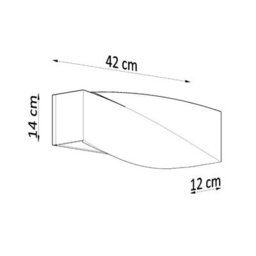 Luminosa Lighting Luminosa 1 Light Ceramic Flush Wall Light White, E27 - thumbnail 4
