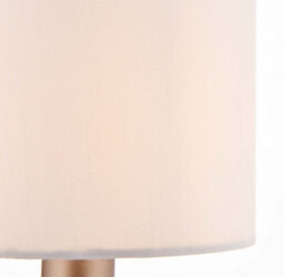 Anson Lighting Donovan Nickel Plate And Vintage White Faux Silk Shade 1 Light Wall Light - thumbnail 8