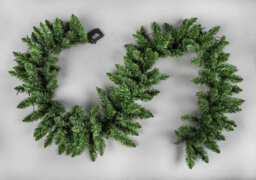 Shatchi Imperial Pine Green W/warm White Leds Christmas Christmas Garland - thumbnail 5