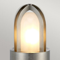 Luminosa Lighting Elstead Paignton Outdoor Pedestal Light Stainless Steel (Silver), Ip55 - thumbnail 2