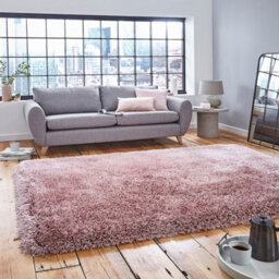Handmade Modern Plain Shaggy Easy To Clean Rug For Bed Room Living Room And Dining Room-150Cm (Circle) - thumbnail 2
