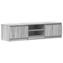 Vidaxl Tv Cabinet Grey Sonoma 140X40X35.5 Cm Engineered Wood Tv Cabinets - thumbnail 2