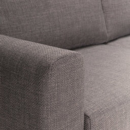 Furniture To Go Omaha 3 Seater Sofa In Basel Light Grey Fabric - thumbnail 9
