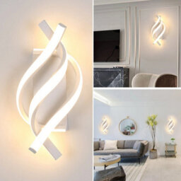 Led Wall Lamp 22W Acrylic Modern Indoor Wall Light Bedroom Creative Sconce 3000K - thumbnail 8