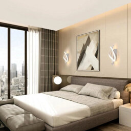Led Wall Lamp 22W Acrylic Modern Indoor Wall Light Bedroom Creative Sconce 3000K - thumbnail 7