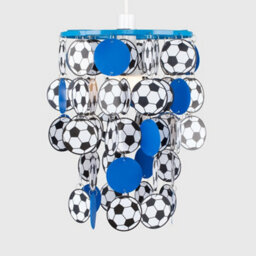 Valuelights Football Blue Ceiling Shade And Bulb (D)23Cm - thumbnail 2