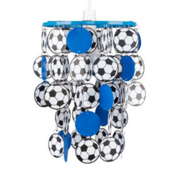 Valuelights Football Blue Ceiling Shade And Bulb (D)23Cm - thumbnail 1