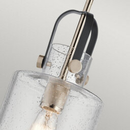 Luminosa Lighting Luminosa Kichler Kitner Dome Pendant Ceiling Light Polished Nickel - thumbnail 3