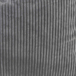 Icon Cecilia Jumbo Cord Sofa Bean Bag And Round Footstool, Grey - thumbnail 5