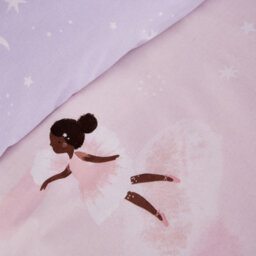 Catherine Lansfield Bedding Dancing Fairies Reversible Duvet Cover Set With Pillowcase Pink - thumbnail 5