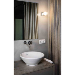 Luminosa Lighting Luminosa Perla Bathroom Chrome Globe Wall Light 1X G9 Ip44 - thumbnail 3