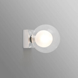 Luminosa Lighting Luminosa Perla Bathroom Chrome Globe Wall Light 1X G9 Ip44