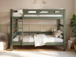 Flair Elijah Detachable Wooden Bunk Bed Green - thumbnail 1