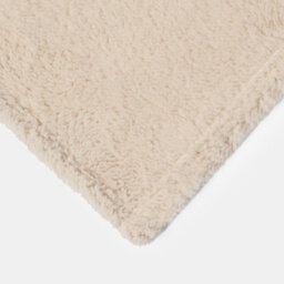 Ohs Teddy Fleece Blanket Large Throw Over Bed, Natural - 150 X 200Cm - thumbnail 5