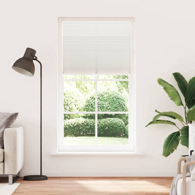 Walplus White Plisse Blind 110X200Cm Pleated Blind - image 1