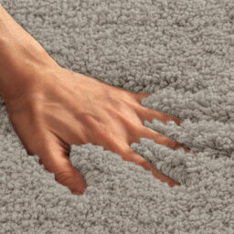 Allure Bath Fashions Shaggy Microfibre Bath Mat Non-Slip 40 X 60Cm - Light Grey - thumbnail 4
