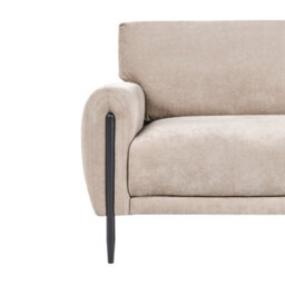 Beliani Sofa 3 Seater Skaro Chenille Beige - thumbnail 6