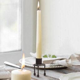 Dibor Set Of 2 Vintage Style Table Centrepiece Christmas Candle Holder - thumbnail 1