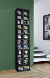 Vcm Wood Cd Dvd Stand Shelf Cabinet Almera - thumbnail 2