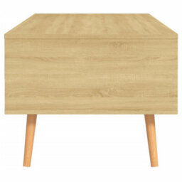 Berkfield Elegant Coffee Table Sonoma Oak 100X49.5X43 Cm Engineered Wood - thumbnail 6