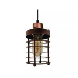 Ledsone Modern 3 Head Rusic Red Metal Pendant Light With E27 Socket For Living Room Kitchen Dining Room Bedroom Cafe - thumbnail 5