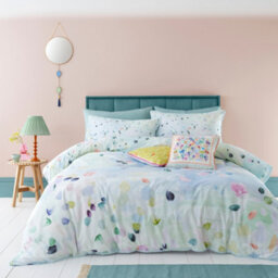 Appletree Alfresco 100% Cotton Duck Egg Duvet Cover Set - thumbnail 6