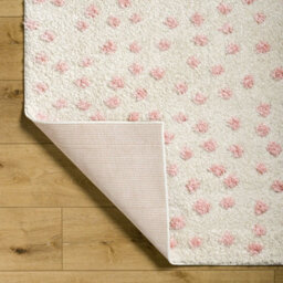Hekuba Modern Shaggy Beige Pink Area Rug-200Cm X 275Cm - thumbnail 5
