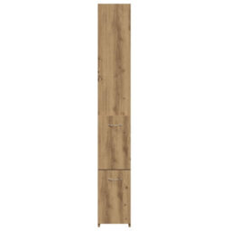 Walplus Bathroom Cabinet Artisan Oak 25X25X170 Cm Engineered Wood - thumbnail 4